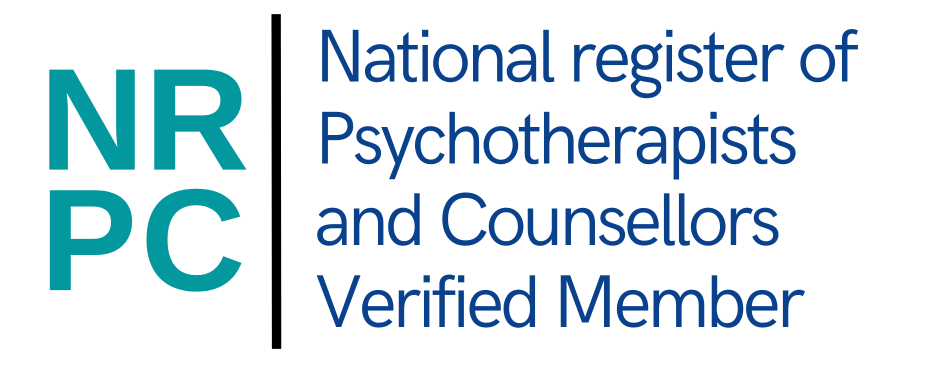 National register of psychotherapists and counsellors verified member logo